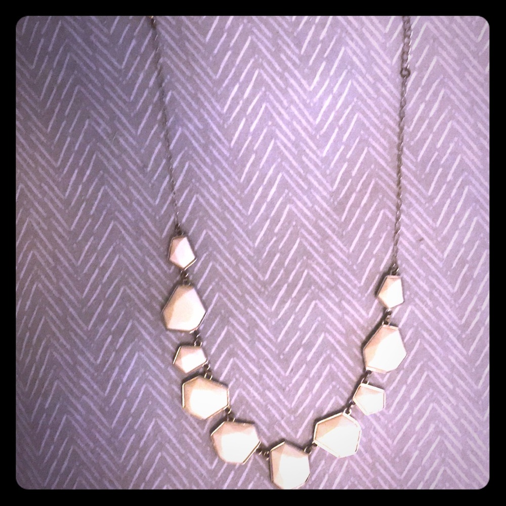 Francesca’s white necklace